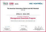 AUB - HEC OSB Certificate- Emile E. Issa OMC_signed HEC_001